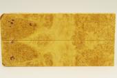 Plaquettes pour la coutellerie, Loupe d'Erable Ngundo stabilis jaune, ref:PLpErs59597j