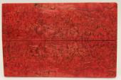 Plaquettes pour la coutellerie, Bouleau de Carlie stabilis rouge, ref:PBMs64799r